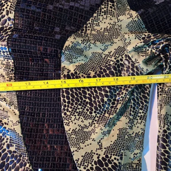 Joseph Ribkoff Short Snake Skin Pattern jacket - Picture 6 of 7